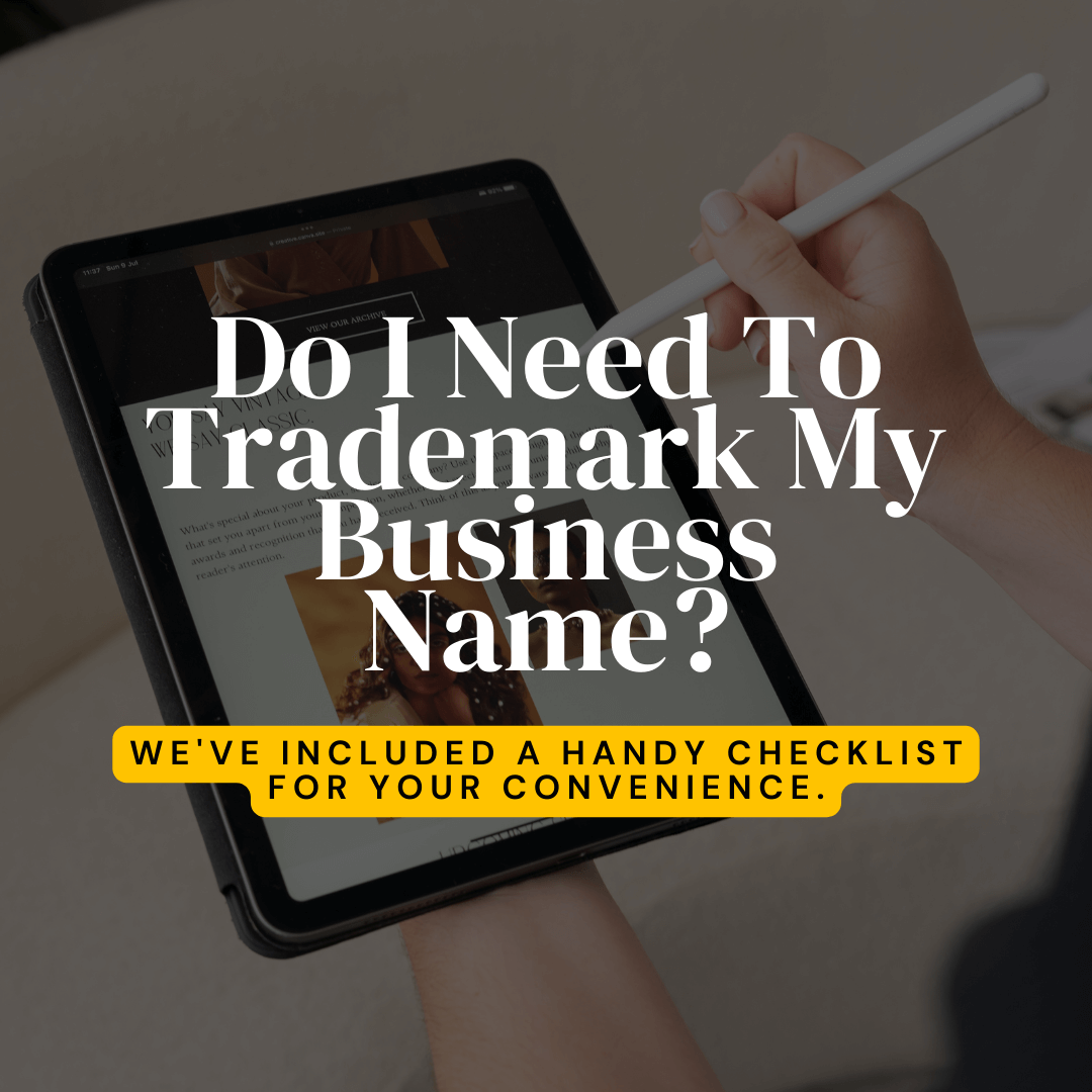 how to trademark a business name